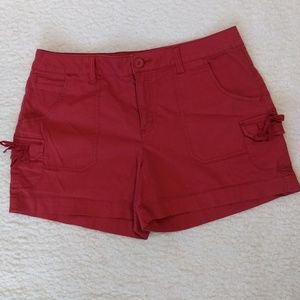 Faded Glory Stretch Fit Women's size 14 Shorts Red